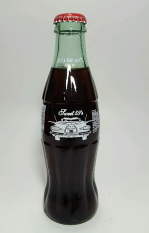 Coca Cola1999 Hot August Nights Sweet 59's Chevolet Hard To Find 8 fl oz Bottle+ - AIIZ Collectibles