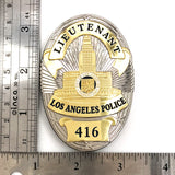 * Columbo's Lieutenant LAPD 416 Police Badge, Replica Movie Props - AIIZ Collectibles